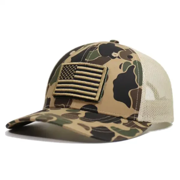 Camo Flag Trucker Hat